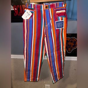 Vintage Baby Guess Striped Jeans size 7Y